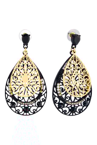 Boucles d'oreilles dorées à l'or fin jaune Garandia