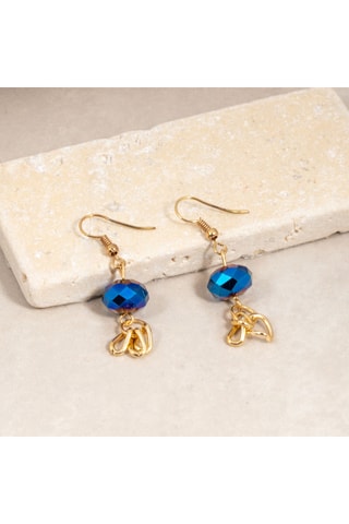 Boucles d'oreilles dorées à l'or fin jaune Oriana