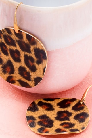 Boucles d’oreilles dorées à l’or fin jaune Panther