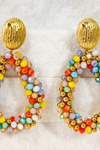 Boucles d’oreilles dorées à l’or fin jaune Italian Valley