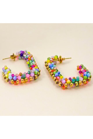 Créoles dorées à l’or fin jaune Italian Valley