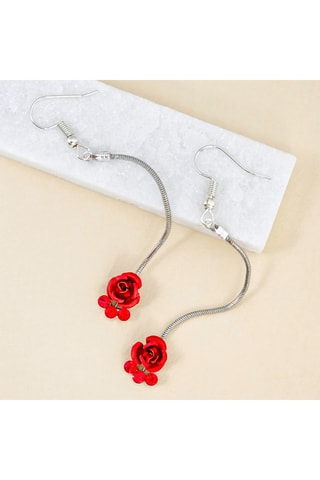 Boucles d’oreilles Flor - Argenté 