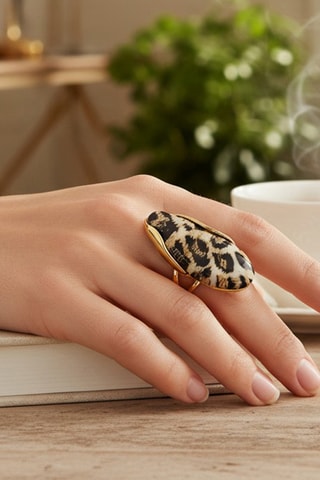 Bague dorée à l’or fin jaune Olea