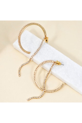 Créoles dorées à l’or fin jaune Thin Line