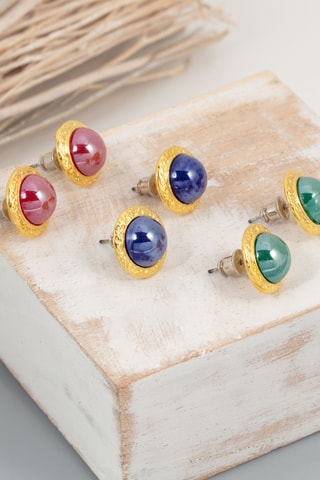 3 paires de puces Medios - Doré