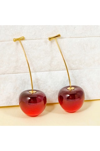 Boucles d'oreilles dorées à l'or fin jaune Amarena