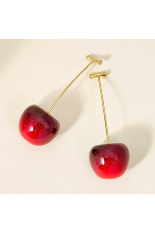 Boucles d'oreilles dorées à l'or fin jaune Amarena