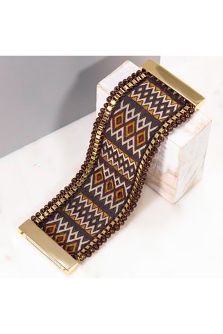 Manchette dorée à l’or fin jaune Moya