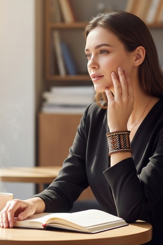 Manchette dorée à l’or fin jaune Moya