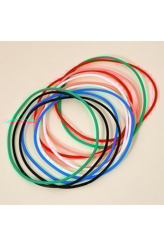 Bracelets Vinties - Vert clair et rouge