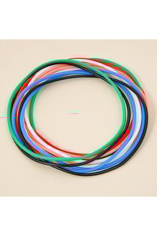 Bracelets Vinties - Vert clair et rouge