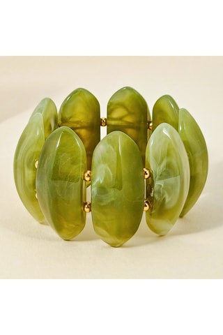 Manchette dorée à l’or fin jaune Stonia