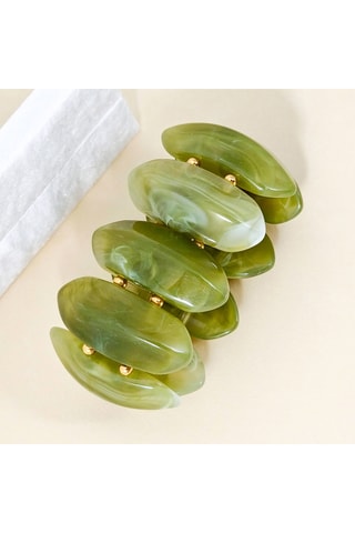 Manchette dorée à l’or fin jaune Stonia