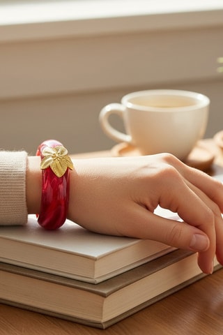 Jonc doré à l’or fin jaune Florus