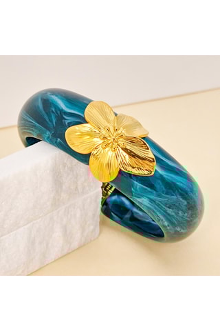 Jonc doré à l’or fin jaune Florus