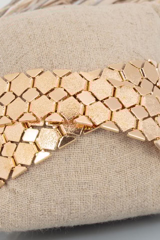 Bracelet doré à l'or fin jaune Scalie