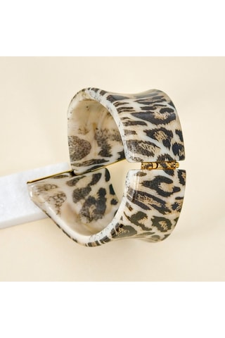 Manchette dorée à l'or fin jaune Pantherone