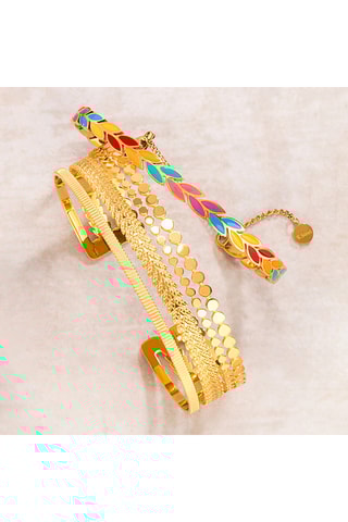 Jonc doré à l'or fin jaune Antika