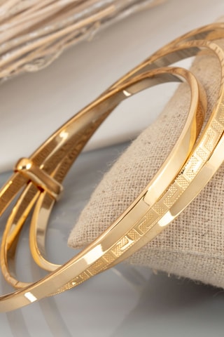 Jonc doré à l’or fin jaune Dohane