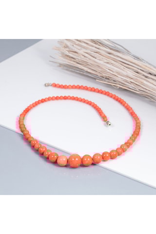 Collier doré à l’or fin blanc Dolino