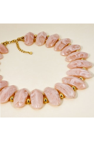 Collier doré à l’or fin jaune Stonia Steel