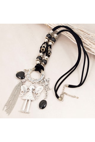 Sautoir Choupette - Noir