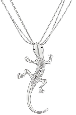 Sautoir Reptosa - Blanc