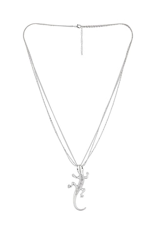 Sautoir Reptosa - Blanc