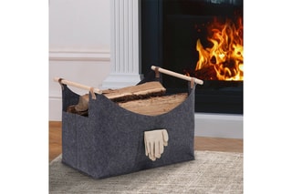 Bolsa para leña - 55 x 32 x 40 cm