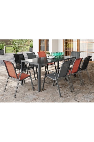 Conjunto de jardín Minorca - 8 plazas