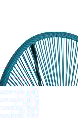 Salón de jardín con tablero de vidrio templado Ibiza - 2 plazas