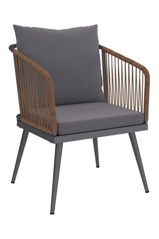 Salón de jardín Florida - 2 plazas - Tablero de cristal templado