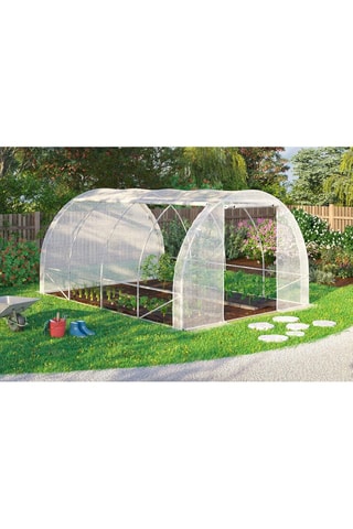 Invernadero de jardín túnel - 12 m²