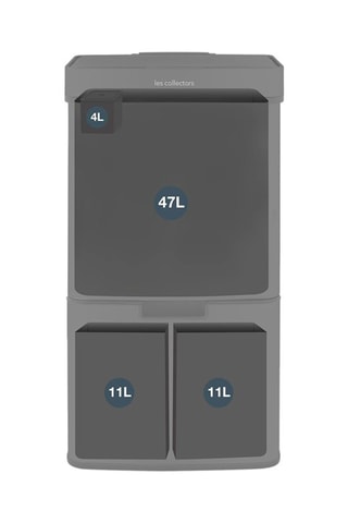 Pattumiera raccolta differenziata - 69 l
