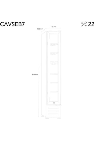 Cantinetta vino - 7 bottiglie
