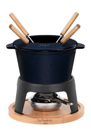 Set per fonduta in ghisa smaltata - 4 persone - 1,2 l