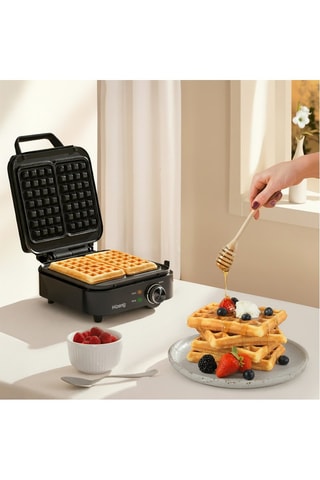 Macchina per waffle - 1200 W - 2 waffle