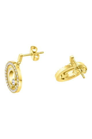 Boucles d’oreilles Marque - Plaqué or jaune et nacre
