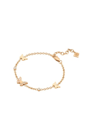 Bracelet Crr Butterfly - Plaqué or rose et nacre