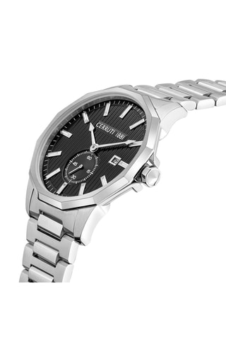 Montre à quartz en acier Molveno Compteur de petite seconde - Argenté