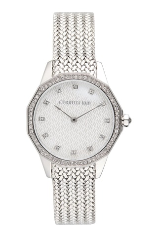 Montre à quartz en acier Jesina - Argenté