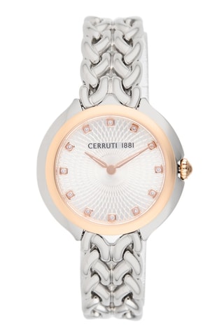 Montre à quartz en acier Maira - Argenté