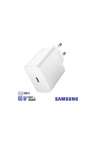 Caricabatteria per presa elettrica USB tipo-C 65W Official - Bianco - Samsung
