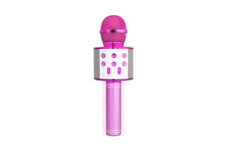 Micro karaoke Bluetooth con funzione registrazione e scheda micro SD - Rosa - TechKidz