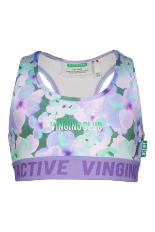 Brassière de sport - Violet et vert