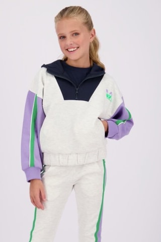 Sweat à capuche - Ecru chiné