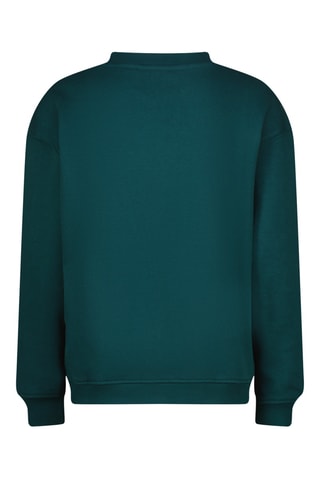 Sweat Icon-crew - Vert émeraude et jaune