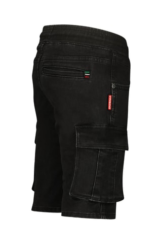Short en jean Cecario - Noir