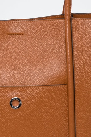 Sac porté épaule en cuir Romance - Camel