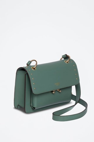 Borsa a tracolla in pelle Olaf - Verde